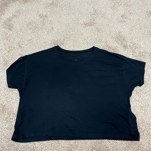 Black Lululemon Crop Shirt